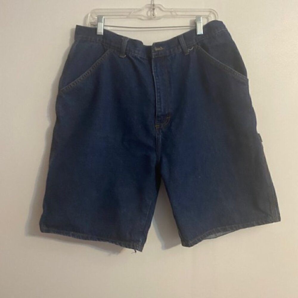 Big Creek Clothing distressed Denim Cargo shorts, size 38